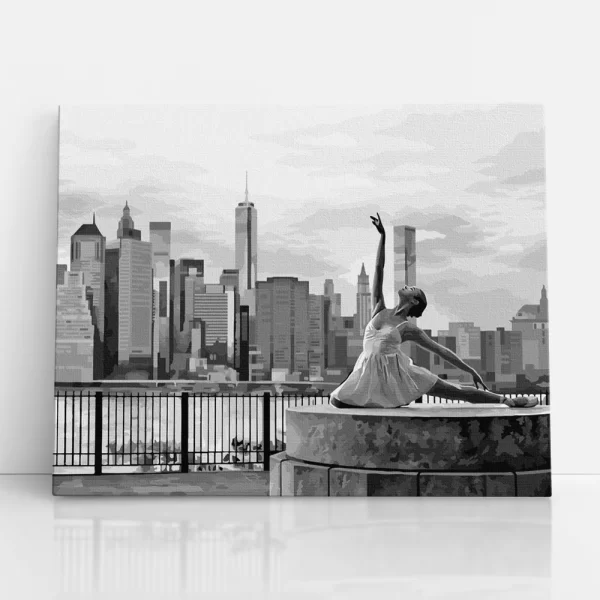 balerina számfestő szemből