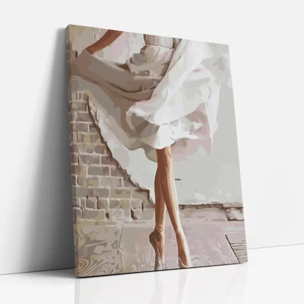 balett táncos számfestő oldalról