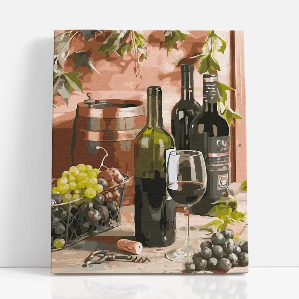 borozós pillanat számfestő szemből