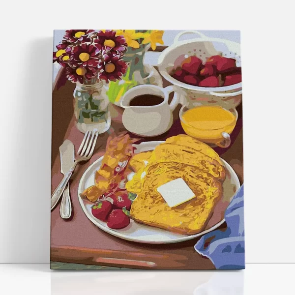 bundás kenyér számfestő szemből