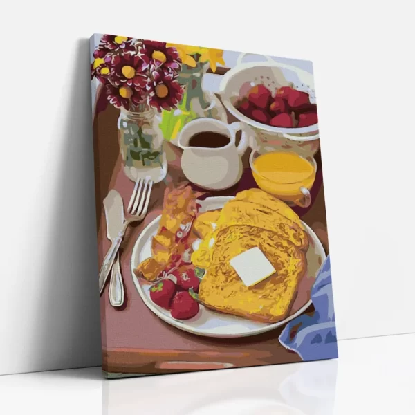 bundás kenyér számfestő oldalról