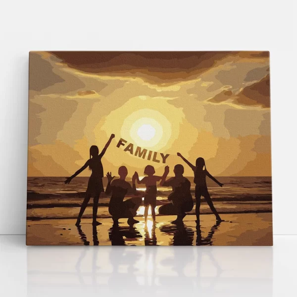 család számfestő szemből