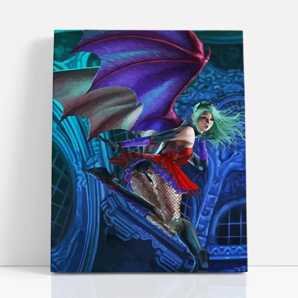 démonlány számfestő szemből