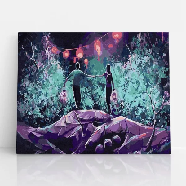 éjjeli kirándulás számfestő szemből