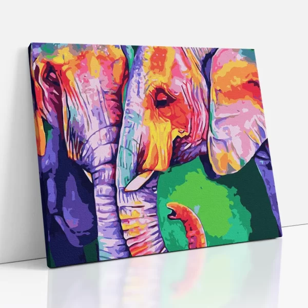 elefánt szerelem számfestő oldalról