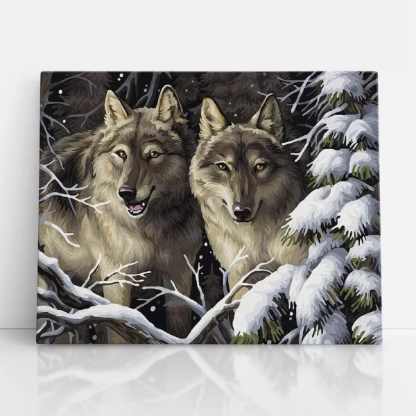 farkasok számfestő szemből