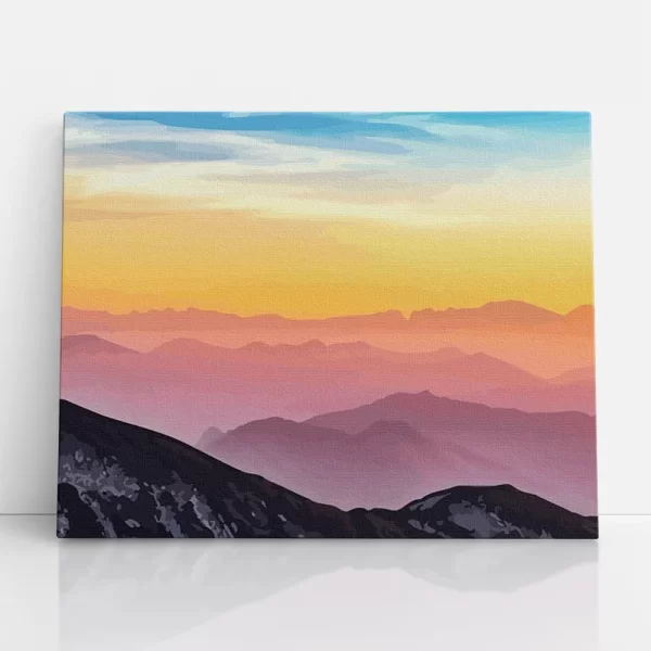 felhők felett számfestő szemből