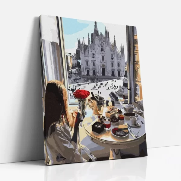 fenséges reggeli számfestő oldalról