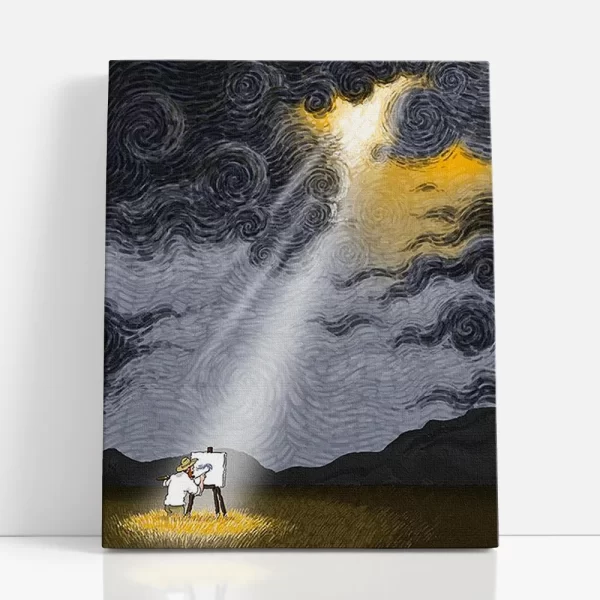 fényfolt számfestő szemből