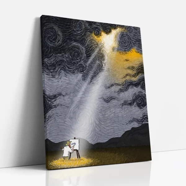 fényfolt számfestő oldalról