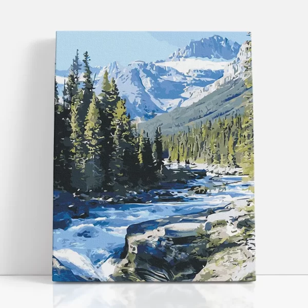 fenyőillat számfestő szemből