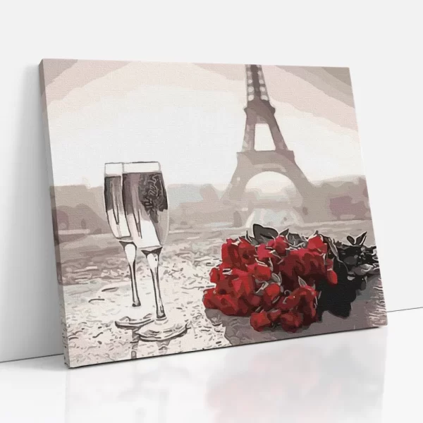 francia elegancia számfestő oldalról