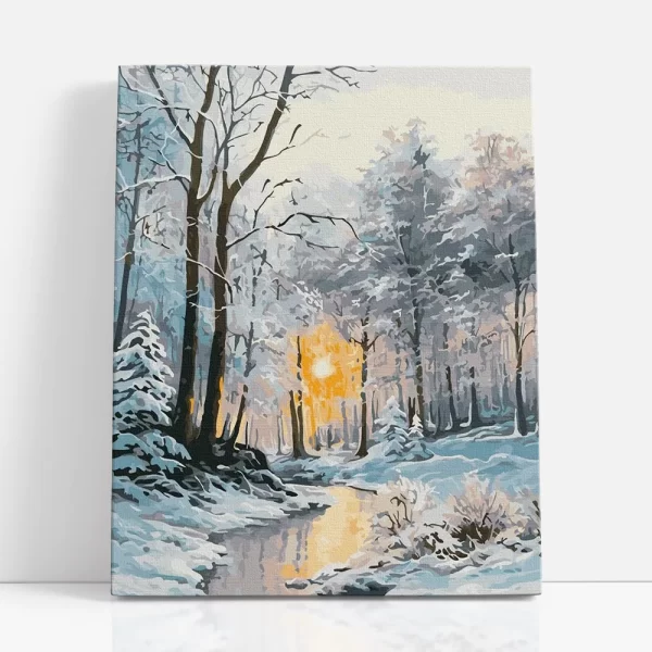 havas erdő számfestő szemből