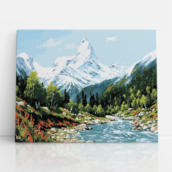 hegyi patak számfestő szemből