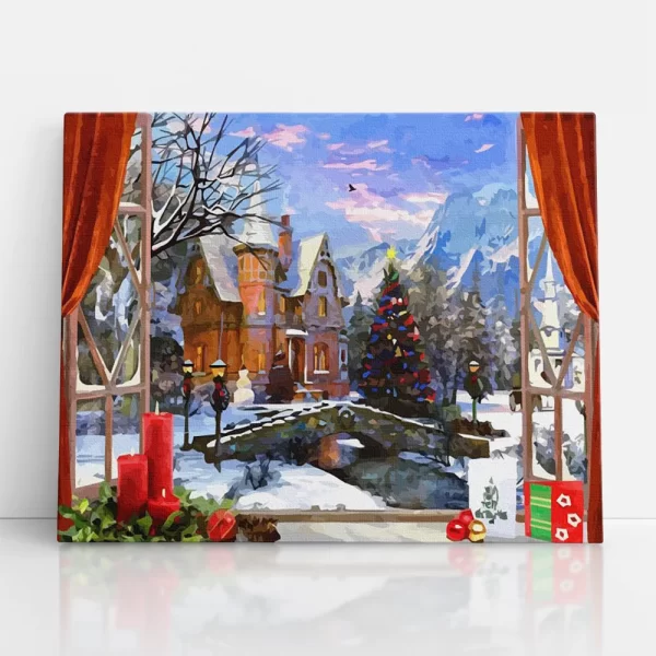 hófödte utcák számfestő szemből