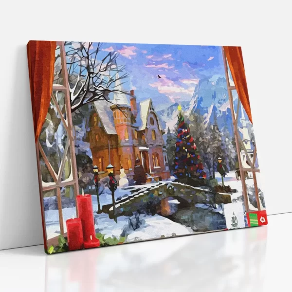 hófödte utcák számfestő oldalról