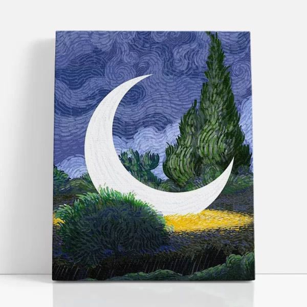 hold számfestő szemből