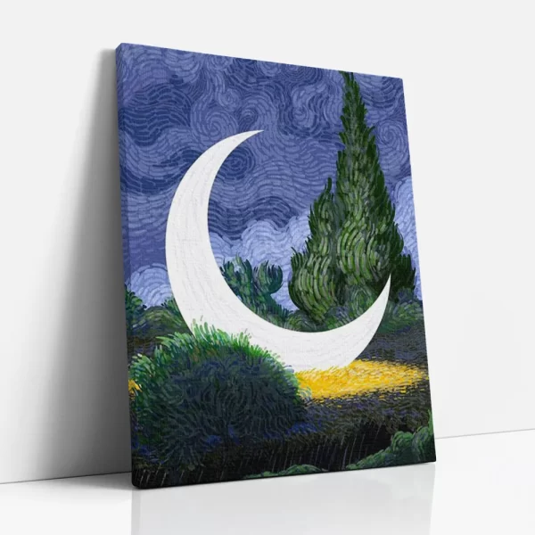 hold számfestő oldalról