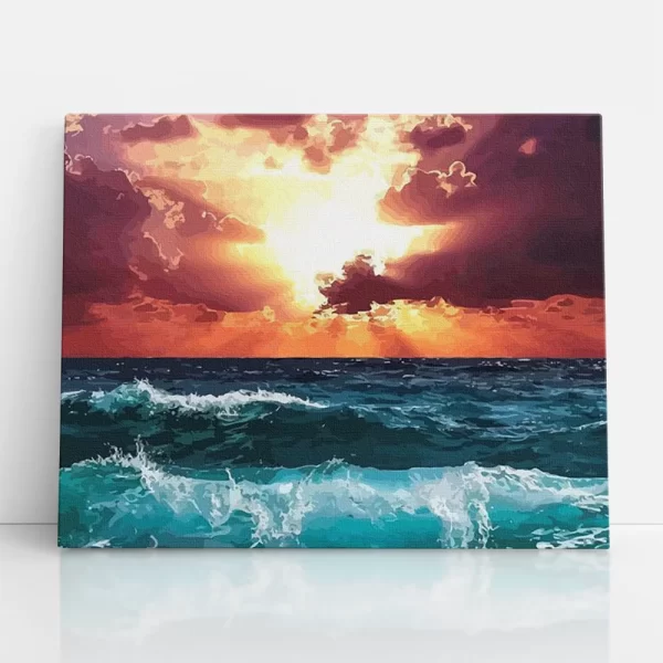 hullámok számfestő szemből