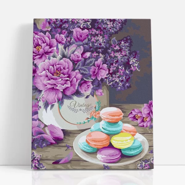 isteni macaronok számfestő szemből