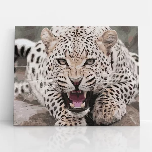 jaguár számfestő szemből