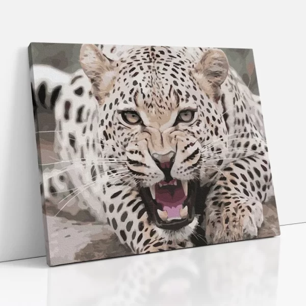 jaguár számfestő oldalról