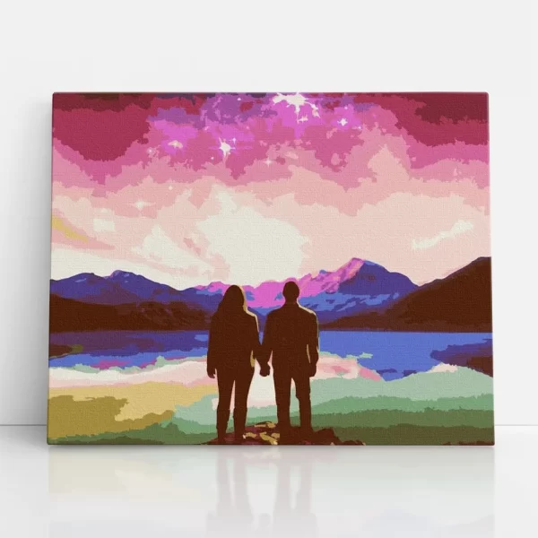 ketten a világ ellen számfestő szemből