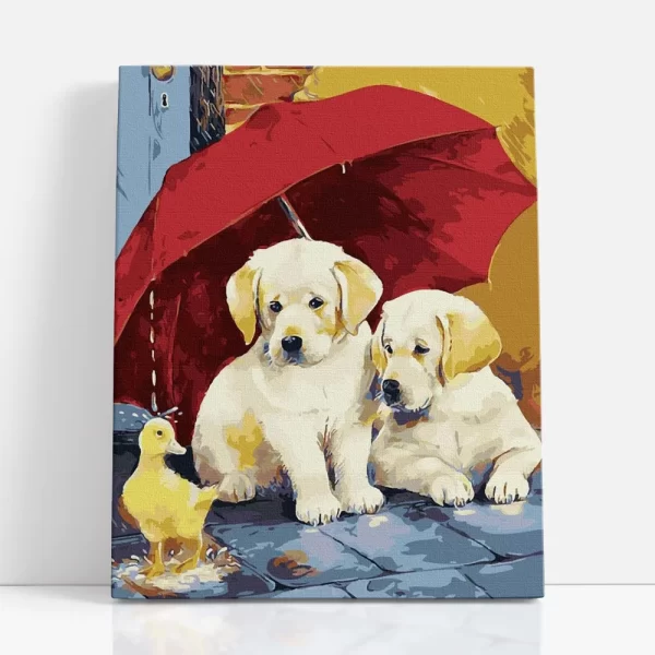 kiskacsa és barátai számfestő szemből