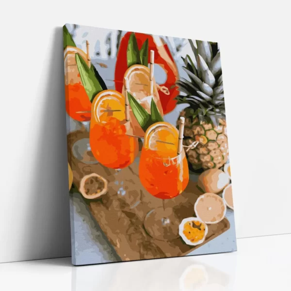 koktél idő számfestő oldalról