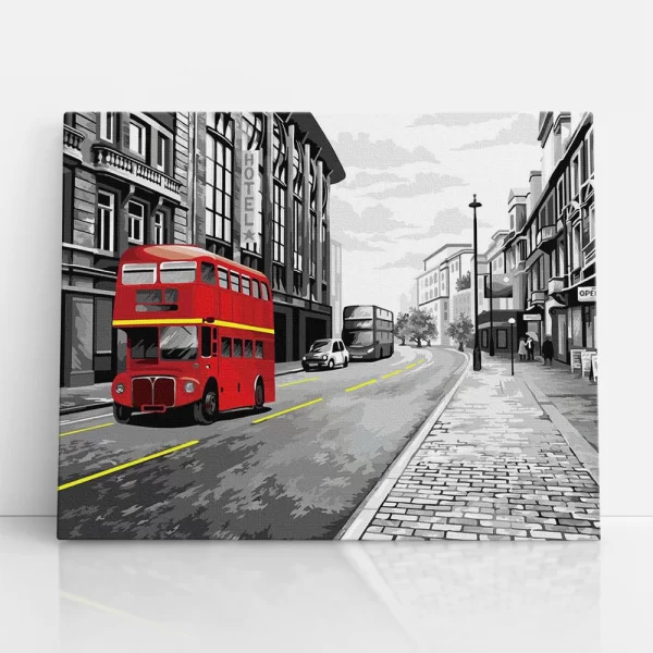 londoni látkép számfestő szemből