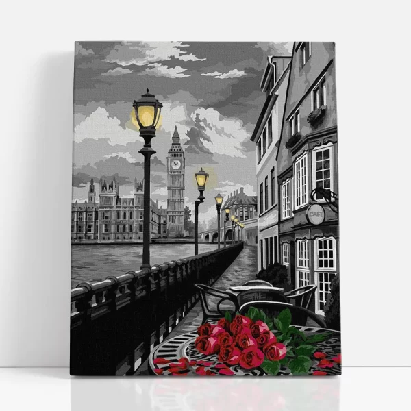 londoni randevú számfestő szemből