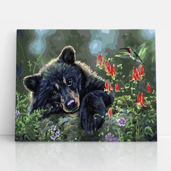 medvebocs számfestő szemből