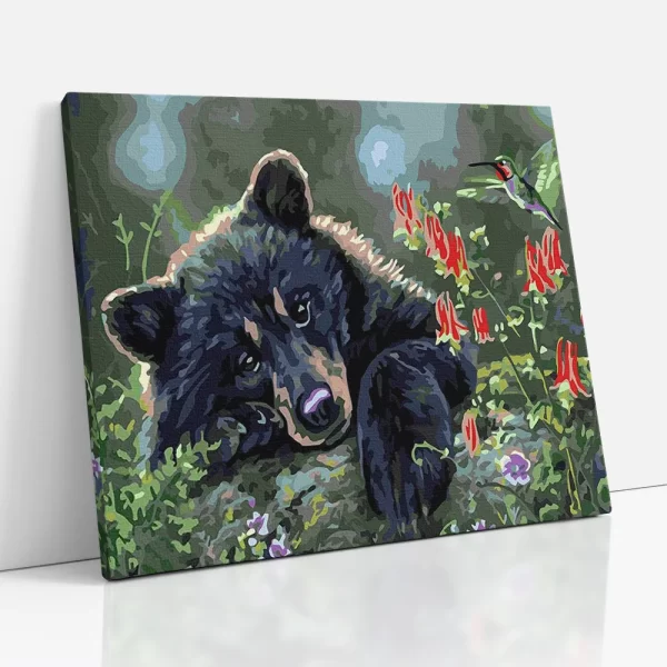 medvebocs számfestő oldalról