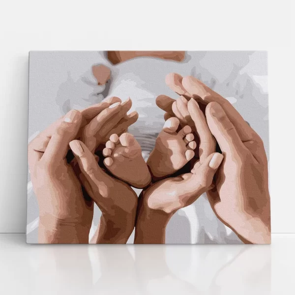 mini talpak számfestő szemből