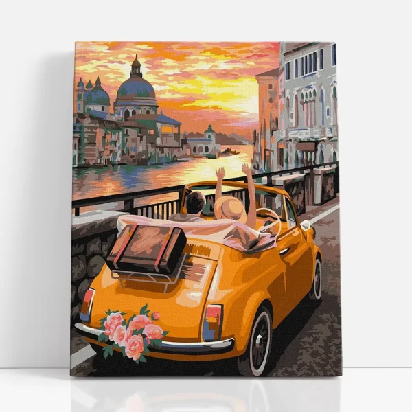 nászút számfestő szemből