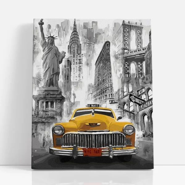 new yorki fuvar számfestő szemből