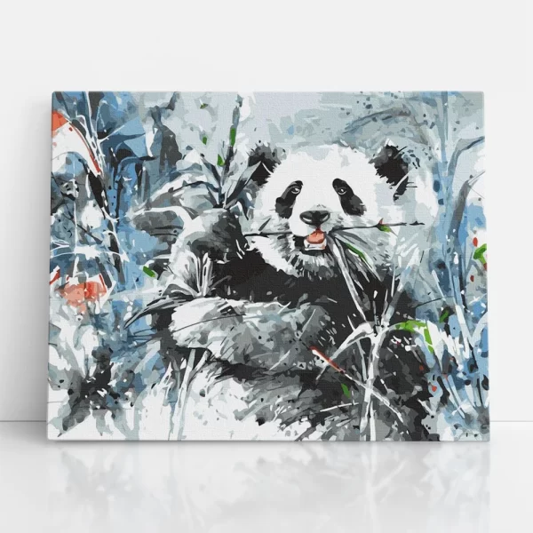panda étvágy számfestő szemből