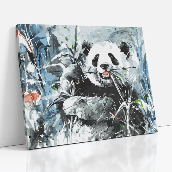 panda étvágy számfestő oldalról