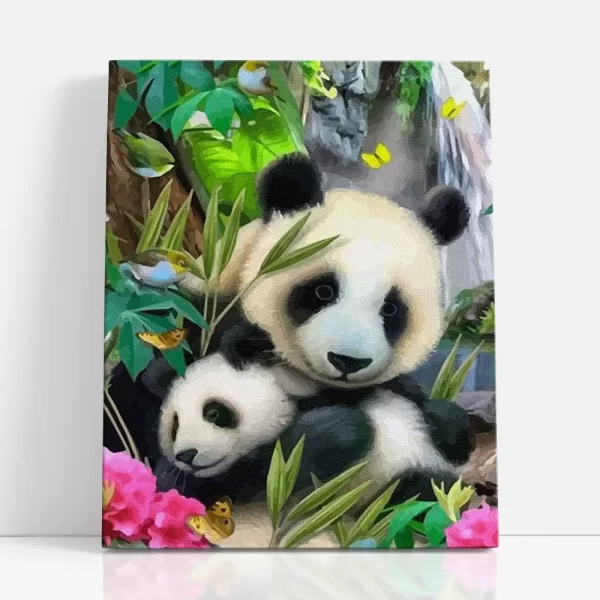 pandamama kicsinyeivel számfestő szemből