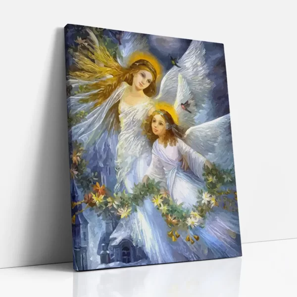 ragyogó angyalok számfestő oldalról