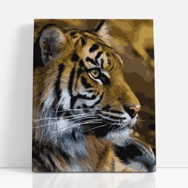tigris számfestő szemből