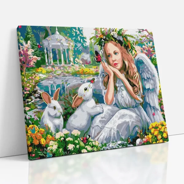 virágok tündöklő őrzője számfestő oldalról