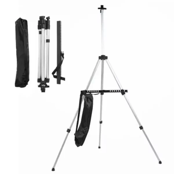 állítható szürke festőállvány 170 cm csomag tartalma