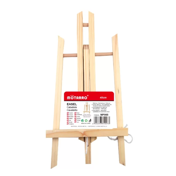 asztali fa festőállvány 40 cm