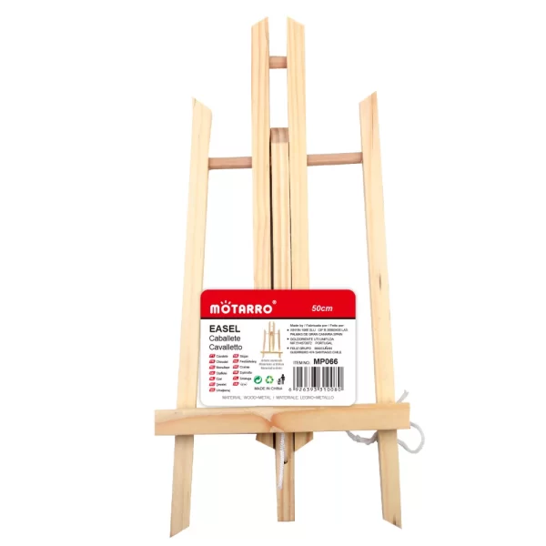 asztali fa festőállvány 50 cm