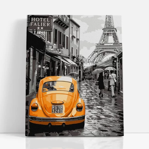 bogár párizsban számfestő szemből