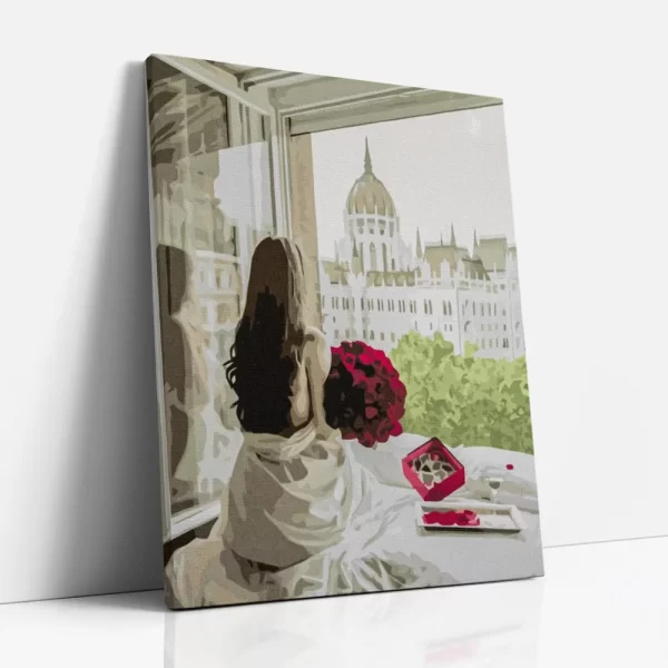 kilátás a parlamentre számfestő oldalról