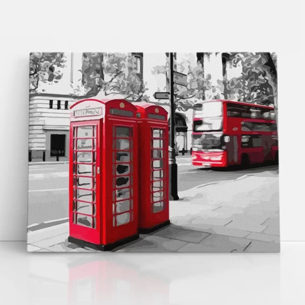 londoni forgatag számfestő szemből