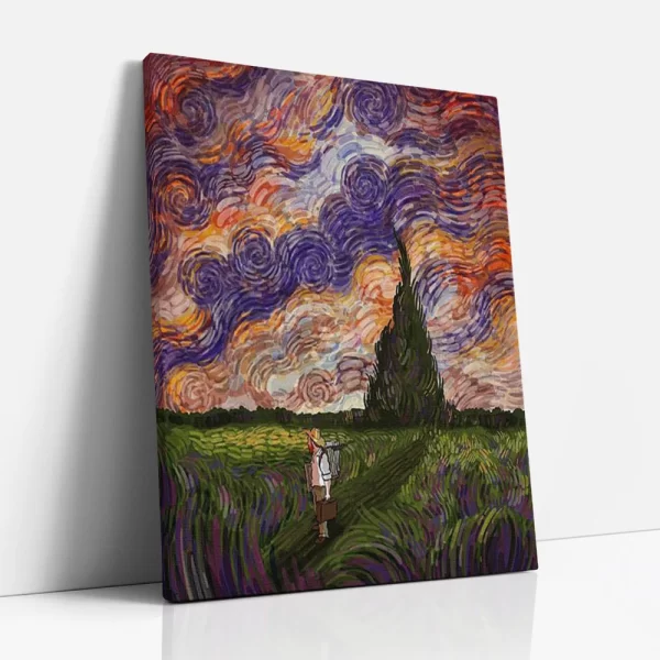 mezőn számfestő oldalról