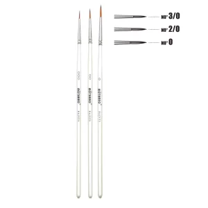 3 db-os motarro fehér ecsetkészlet 0-00-000